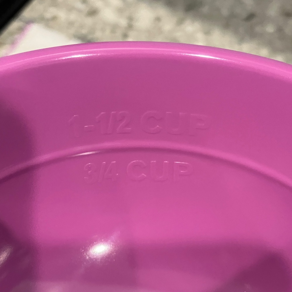 Set of Purple Nesting Melamine Measuring Cups - Picture 2 of 6